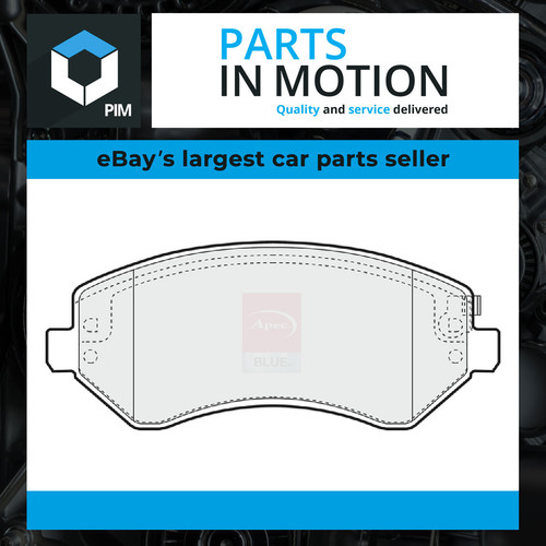 Brake pads set fits dodge - set,