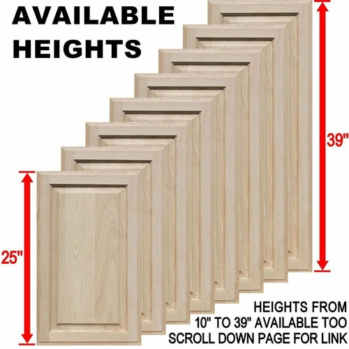 Unfinished oak square raised - unfinished,