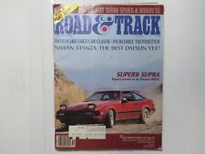 Road & Track 1981 October Datsun 240Z Nissan Stanza Toyota Supra 3E