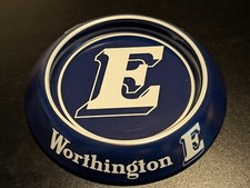 Vintage Worthington E Metal Ashtray Pub Mancave Advertising