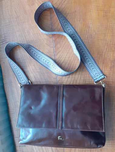 Chestnut leather cross - chestnut, body