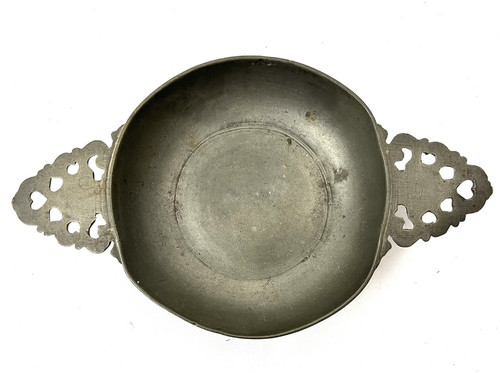 18th century pewter bowl - bowl, –