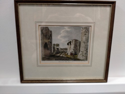 Beaumaris castle engraving - beaumaris,