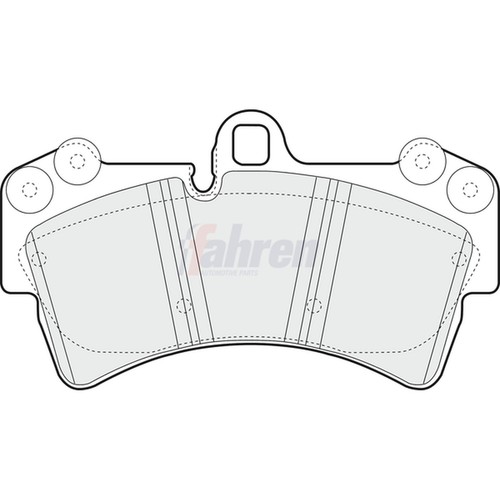 Brake pads set for touareg - brake,