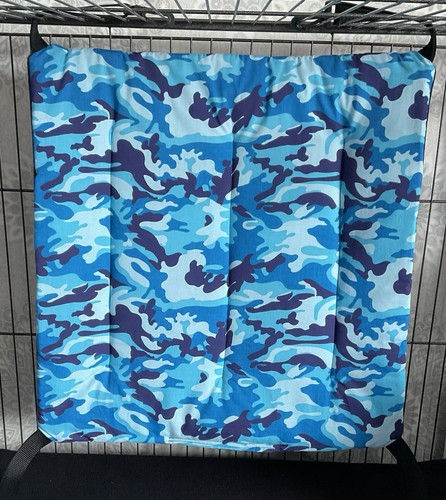 Medium padded blue camouflage - padded,