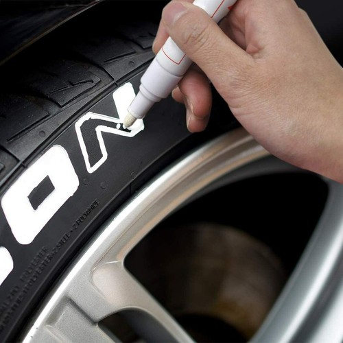 Trixes white tyre - white, marker