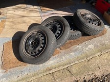 Snow/Rain  Tyres 155/65 R14 on steel rims 