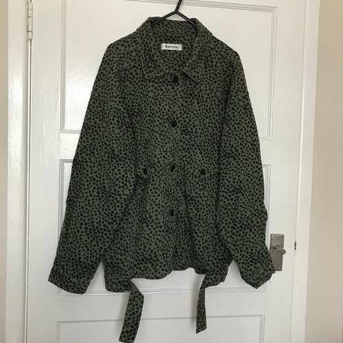 Kaycee green spotty - spotty, denim