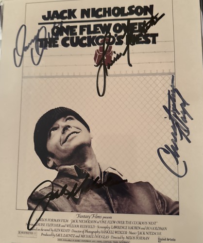 Jack nicholson multi - signed, 8