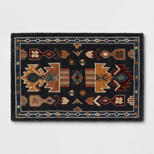 Global wool accent rug - global,