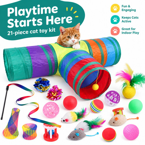 Cat toy set piece - piece,