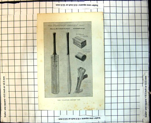 Old playfair driver cricket - driver,
