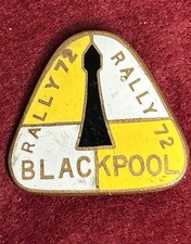 Enamel Badge Motorcycle Rally