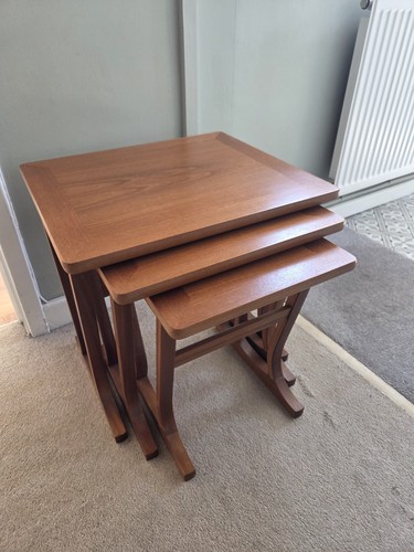 British teak nest tables - teak, of