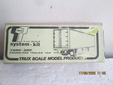 4mm  TRUX   YORK  GRP FRAMELESS TRAILER  VAN   METAL KIT see des.
