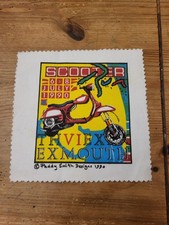 Paddy Smith Scooter Rally Patch Vespa Lambretta 90s - Exmouth 1990