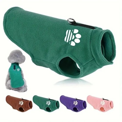 Fleece dog sweater coat small - dog,