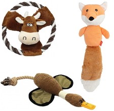 Plush Dog Toys Soft Squeaker