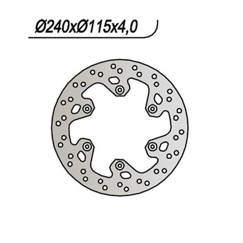 Rear brake disc yamaha - disc, f