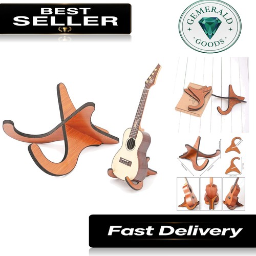 Stylish brown wooden ukulele - wooden,