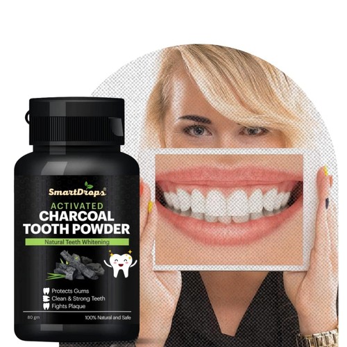 Smartdrops charcoal tooth - charcoal,