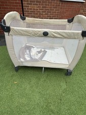 Graco Travel Cot with Mesh Sides and Sturdy Build. Used Condition Collect Only