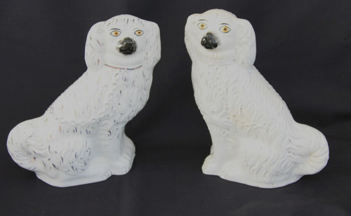 Pair antique staffordshire - antique,