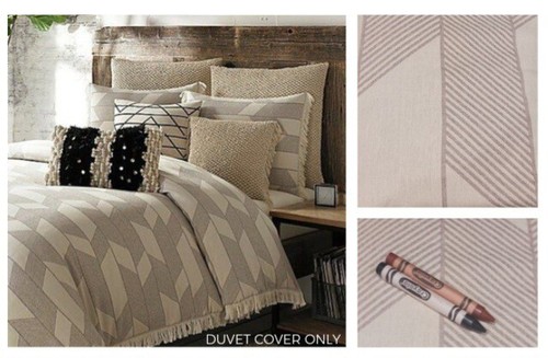 Kas twin duvet cover - cover, beige