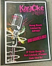 Karaoke Song Books - CUSTOM