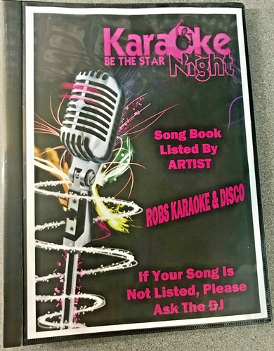 Karaoke song books custom - books,