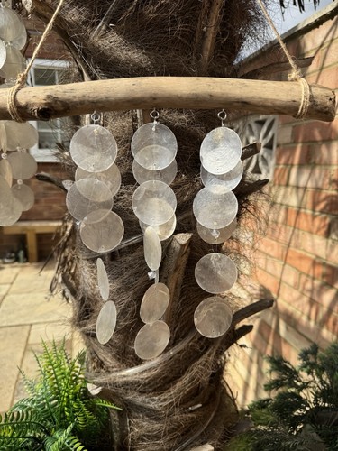 Capiz shell wind chime - capiz,