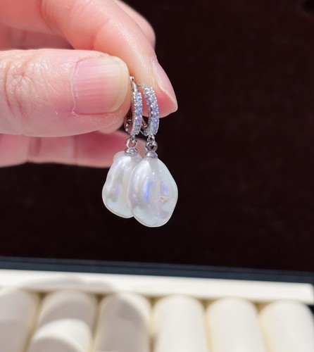 Keshi pearl earrings genuine - keshi,
