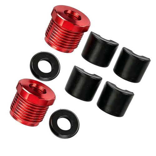Professional 2pcs aluminum nut - aluminum,