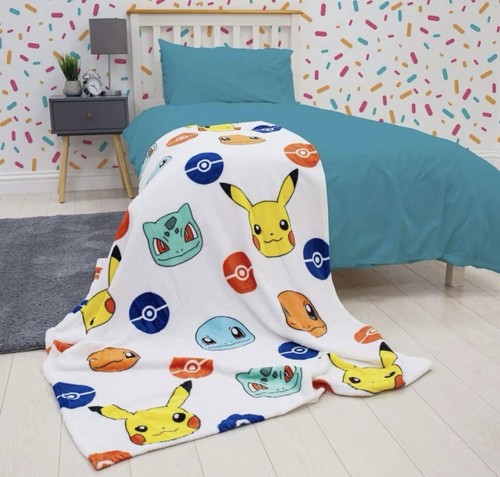 Pokemon kids fleece throw - kids,