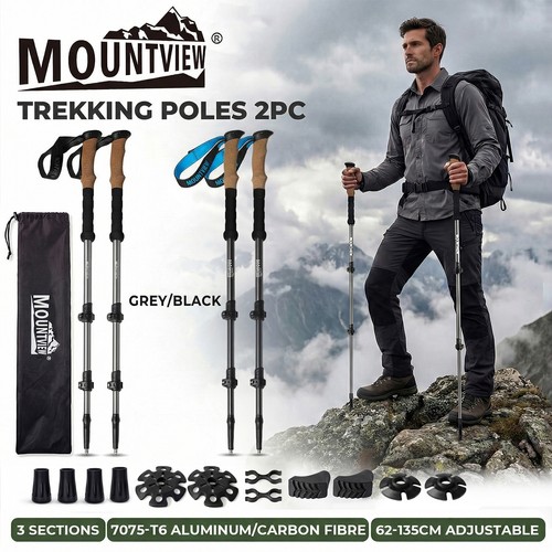 Mountview trekking poles - mountview,