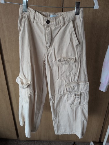Primark cream cargo style - cargo, wide