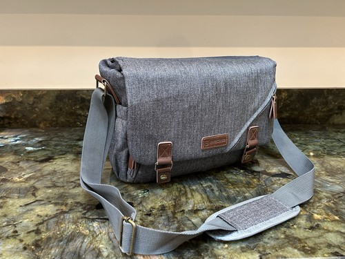 Camera bag leather canvas - camera,