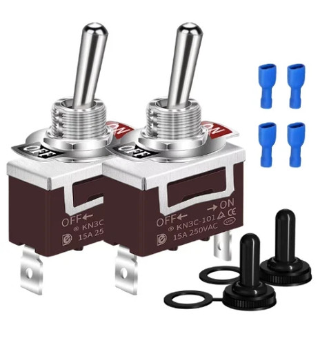 2pcs waterproof toggle switch - toggle,