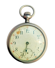 Antique Gentleman's Illinois Nickel Silver Pocket Watch c.1910-1920