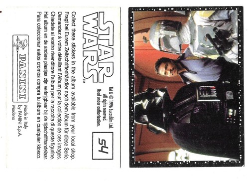Panini star wars 1996 - -,
