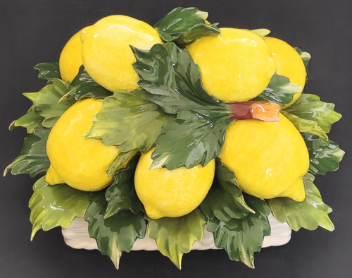 Capodimonte lemon basket - capodimonte,