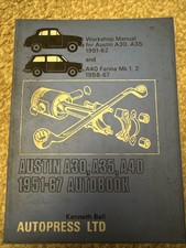 Autopress Ltd Workshop Manual Austin A30, A35,A40 1951-67