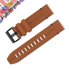 20 22 26mm Leather Watch Wristband Strap For Garmin Fenix 7X 7 6 6X 6 6S Pro