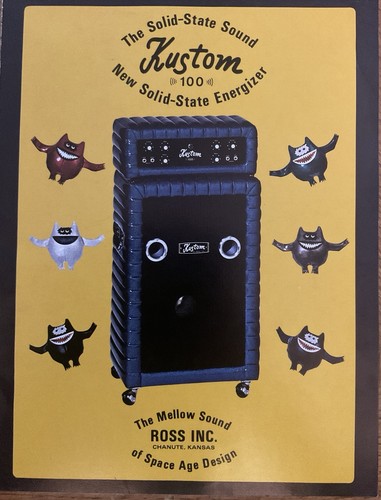 Kustom amps advertisements - amps,