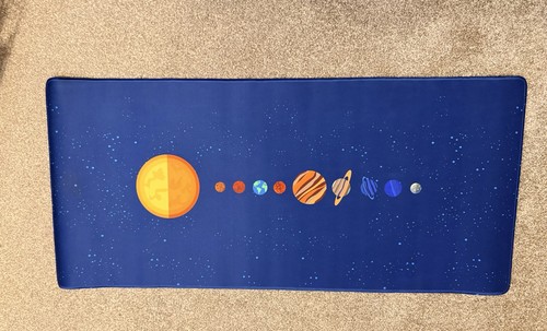 Large solar system desk - solar, mat