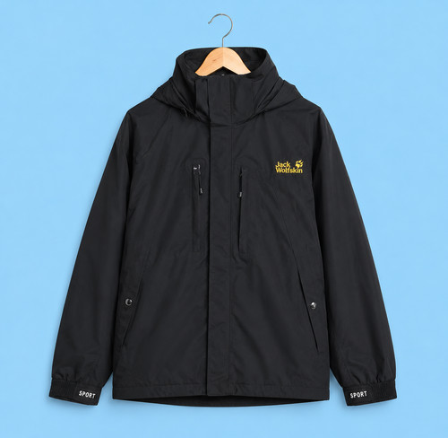 Jack wolfskin black waterproof - black,