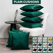 Crushed Velvet Cushion Covers 18 x 18 Pack 2 or 4 Large Filled Cushions for Sofa