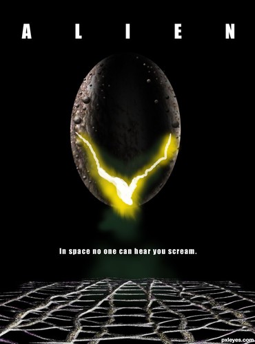 Alien 35mm film cell strip - 35mm,