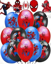 MARVEL SPIDERMAN Superhero Birthday Party Balloons Children Decorations Banner