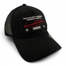 Hoodrich OG Cruzade Black Patch Trucker Mesh Back Adjustable Snapback Hat Cap
